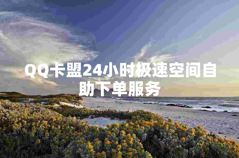 QQ卡盟24小时极速空间自助下单服务