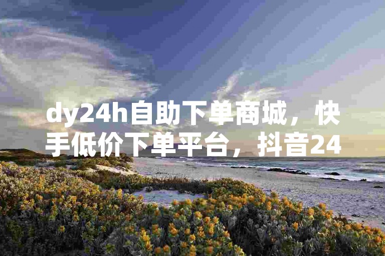 dy24h自助下单商城，快手低价下单平台，抖音24小时免费下单涨粉丝