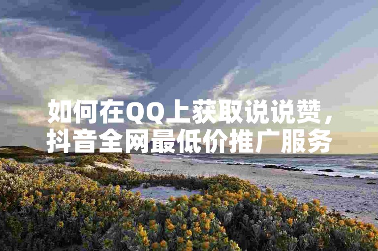 如何在QQ上获取说说赞，抖音全网最低价推广服务