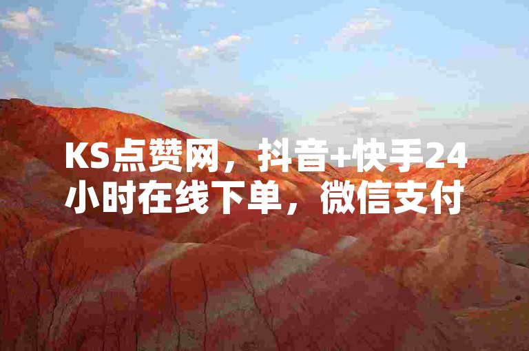 KS点赞网，抖音+快手24小时在线下单，微信支付震撼来袭！的独特优势解析