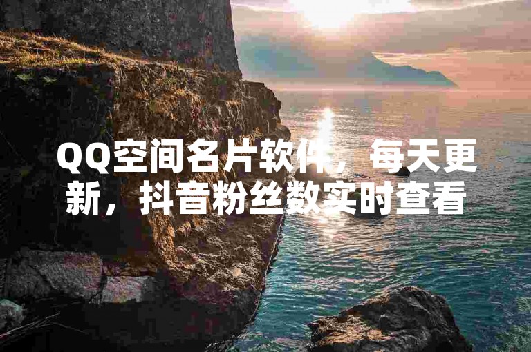 QQ空间名片软件，每天更新，抖音粉丝数实时查看