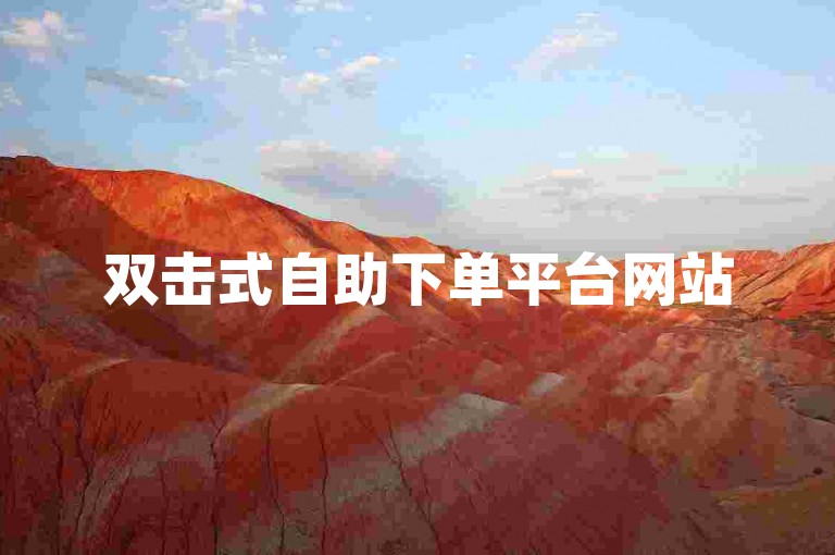 双击式自助下单平台网站