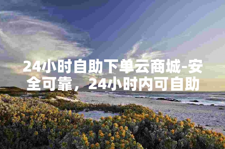 24小时自助下单云商城-安全可靠，24小时内可自助购物的云商城