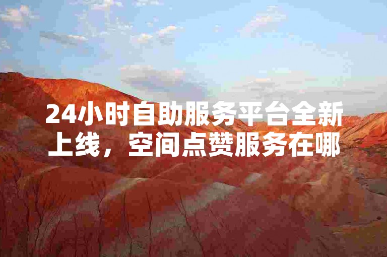 24小时自助服务平台全新上线，空间点赞服务在哪里？