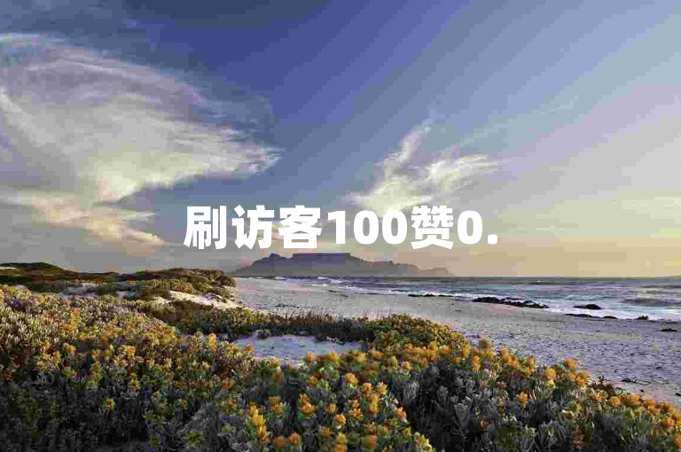 刷访客100赞0.5自助下单