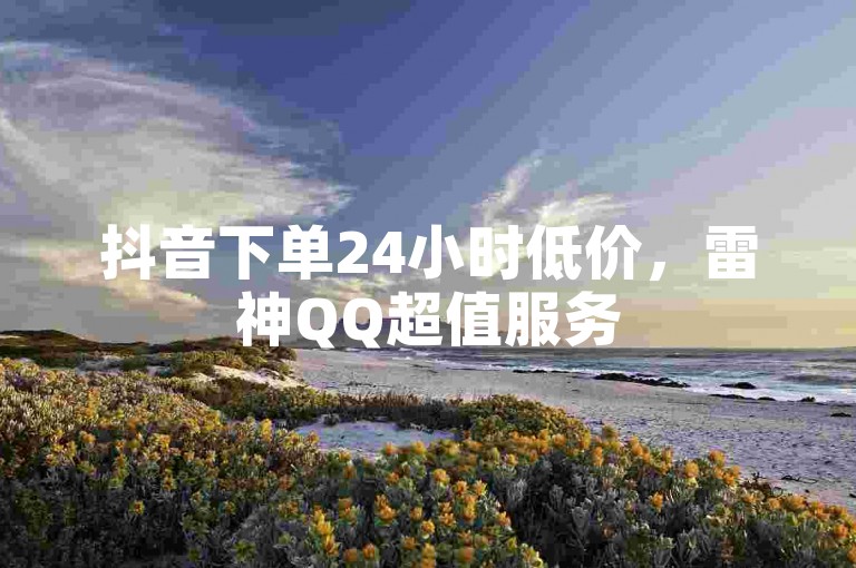抖音下单24小时低价，雷神QQ超值服务