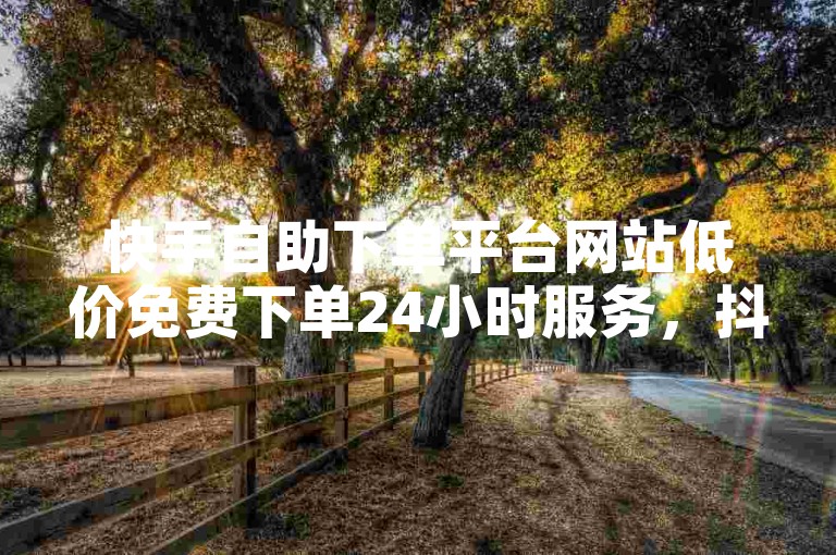 快手自助下单平台网站低价免费下单24小时服务，抖音业务平台，内容运营全面覆盖