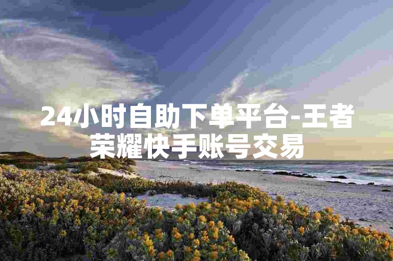 24小时自助下单平台-王者荣耀快手账号交易