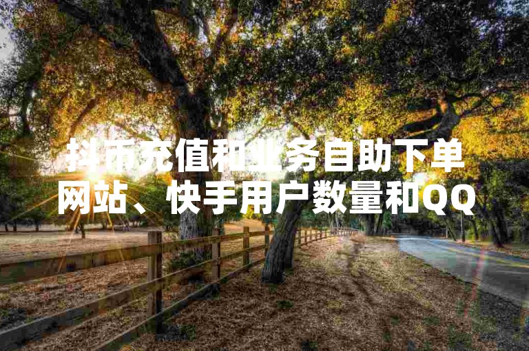抖币充值和业务自助下单网站、快手用户数量和QQ空间下单