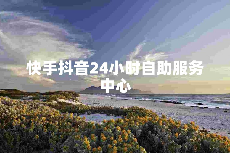 快手抖音24小时自助服务中心