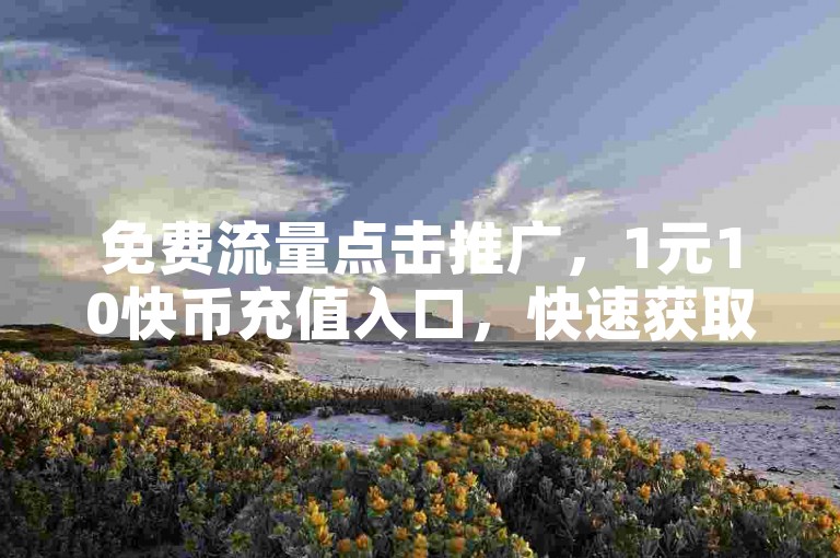 免费流量点击推广，1元10快币充值入口，快速获取流量！