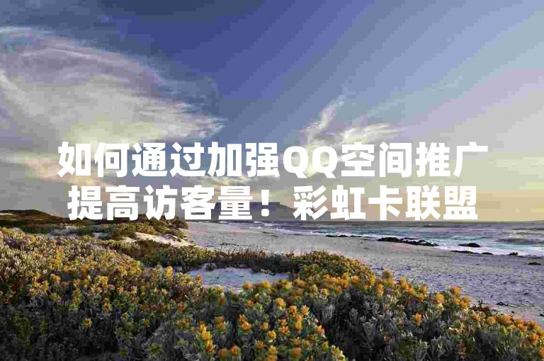 如何通过加强QQ空间推广提高访客量！彩虹卡联盟、货源社区、拼多多现金大转盘、刷助力网站免费助力QQ空间提升访问量！