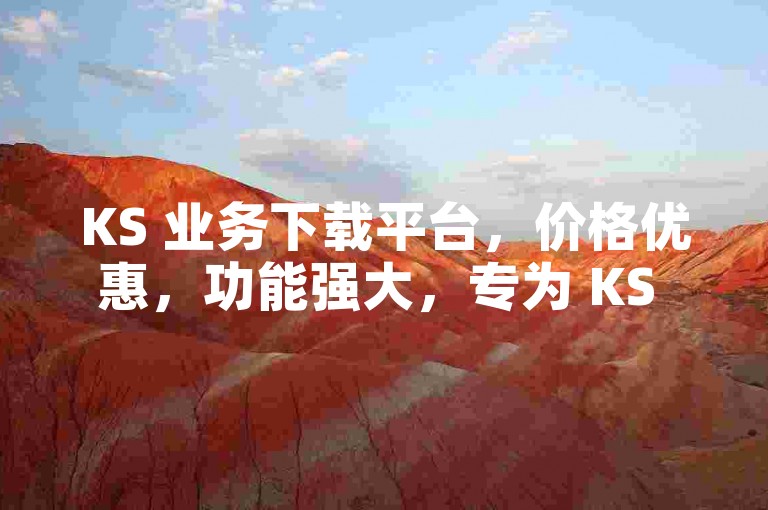 KS 业务下载平台，价格优惠，功能强大，专为 KS 业务设计，轻松获取 KS 业务资料