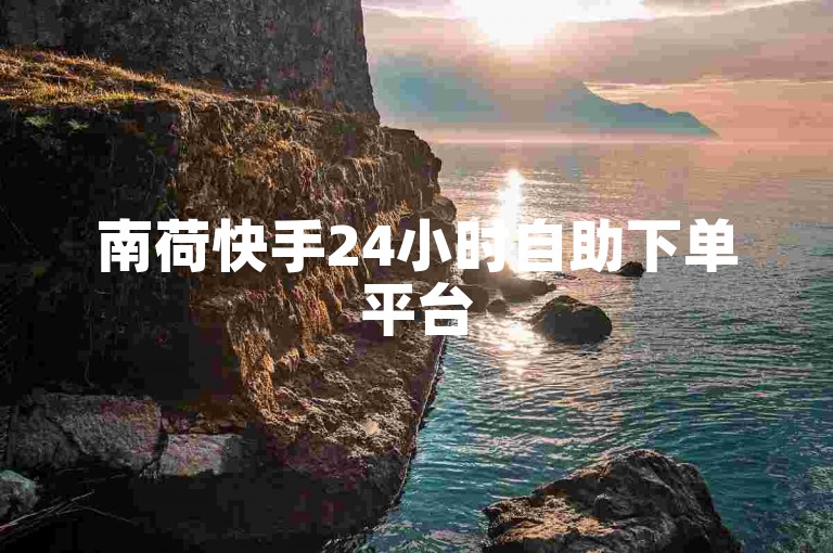 南荷快手24小时自助下单平台