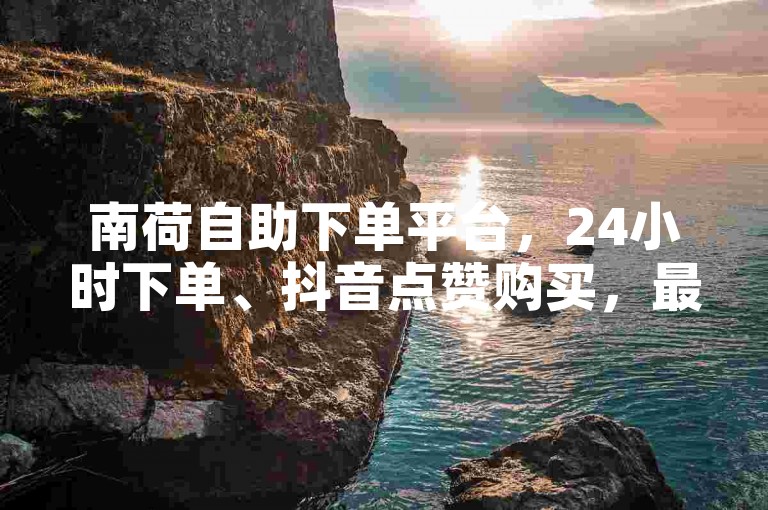 南荷自助下单平台，24小时下单、抖音点赞购买，最便宜的24小时自助下单平台
