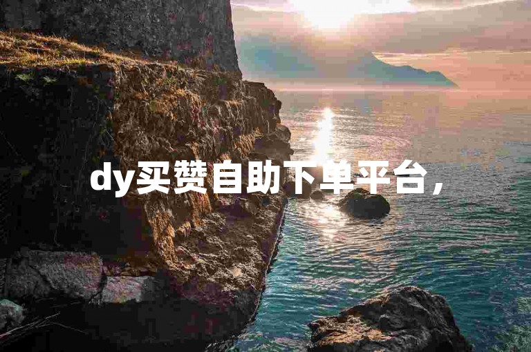 dy买赞自助下单平台，50个与20个说说赞网站的高效便捷服务