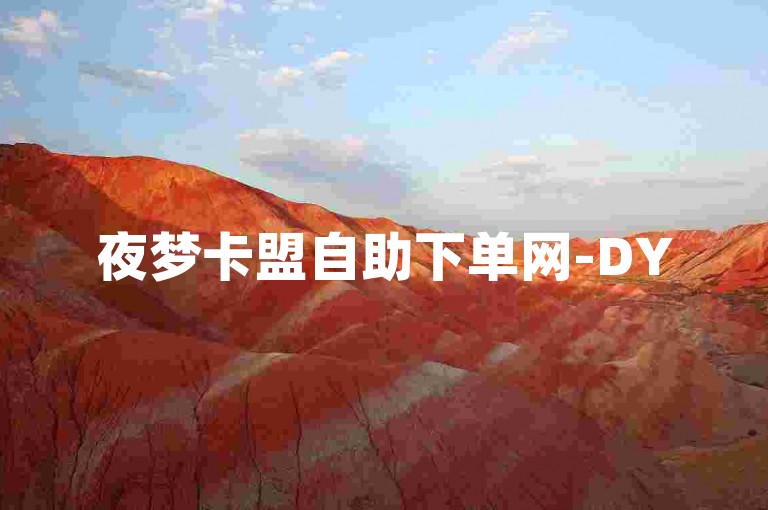 夜梦卡盟自助下单网-DY