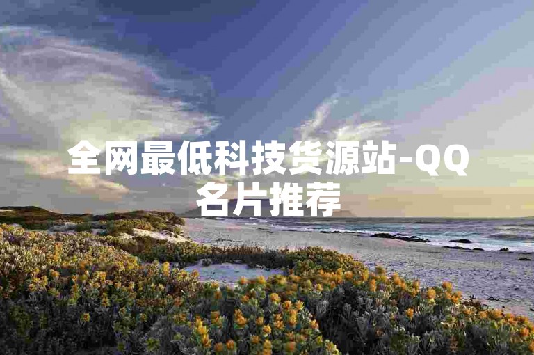 全网最低科技货源站-QQ名片推荐