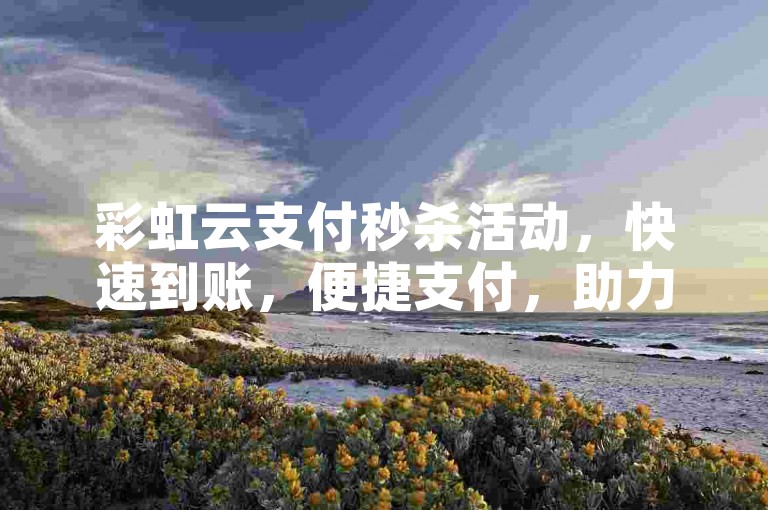 彩虹云支付秒杀活动，快速到账，便捷支付，助力您的购物。