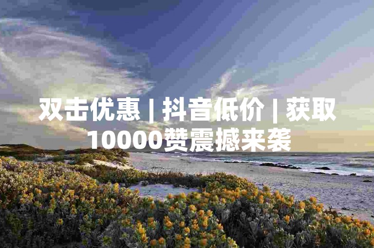 双击优惠 | 抖音低价 | 获取10000赞震撼来袭