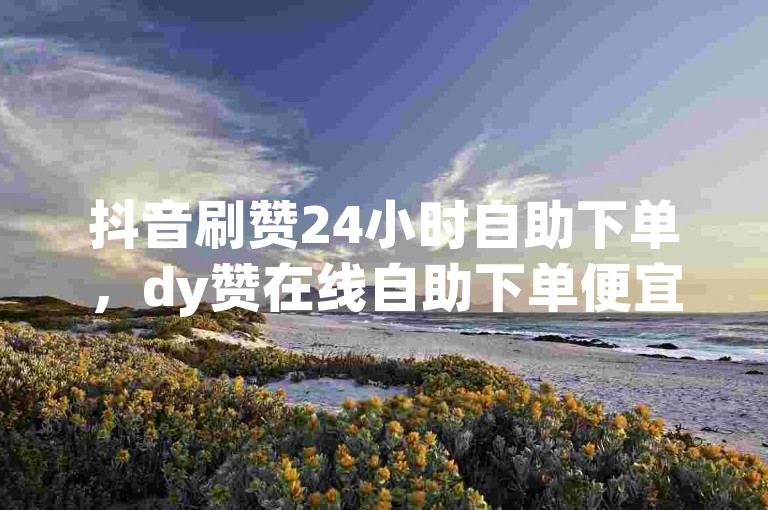 抖音刷赞24小时自助下单，dy赞在线自助下单便宜微信付款