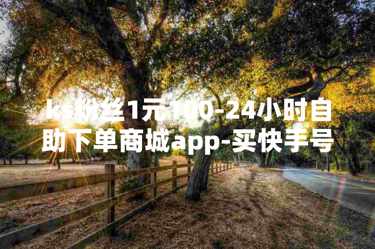 ks粉丝1元100-24小时自助下单商城app-买快手号便宜-ai视频制作软件有哪些推荐下载