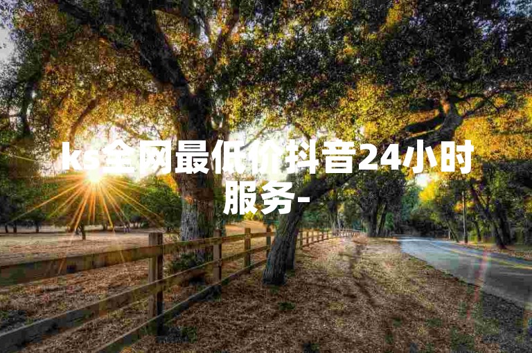 ks全网最低价抖音24小时服务-