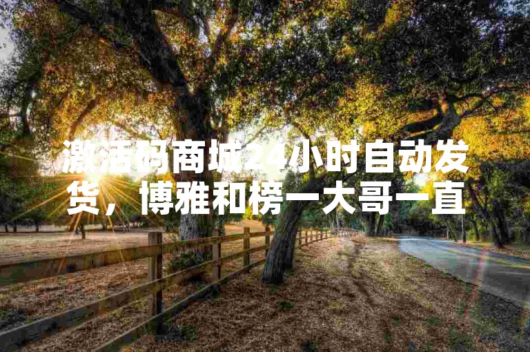 激活码商城24小时自动发货，博雅和榜一大哥一直叫，QQ业务网，浏览量10自助下单