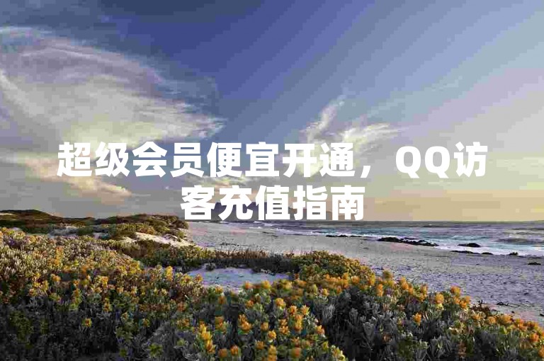 超级会员便宜开通，QQ访客充值指南