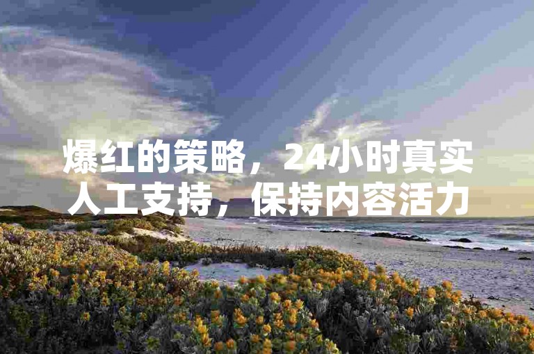 爆红的策略，24小时真实人工支持，保持内容活力，真实的人工点赞体验！