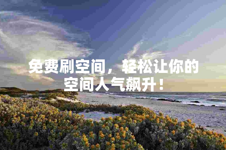 免费刷空间，轻松让你的空间人气飙升！