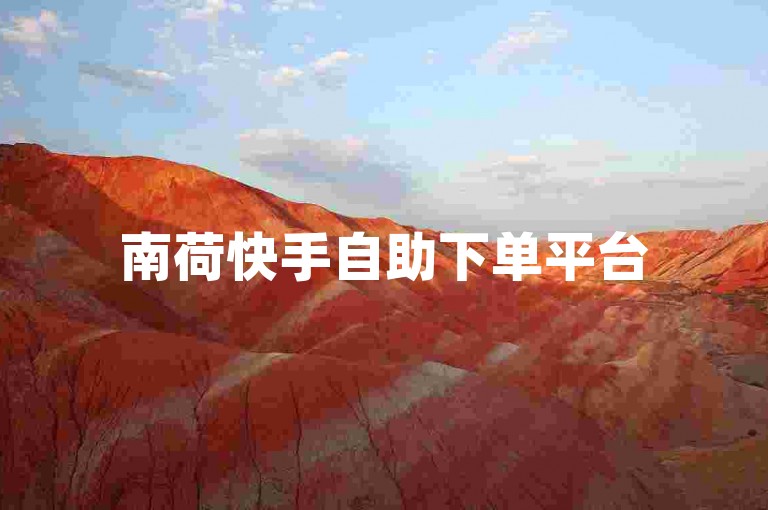南荷快手自助下单平台