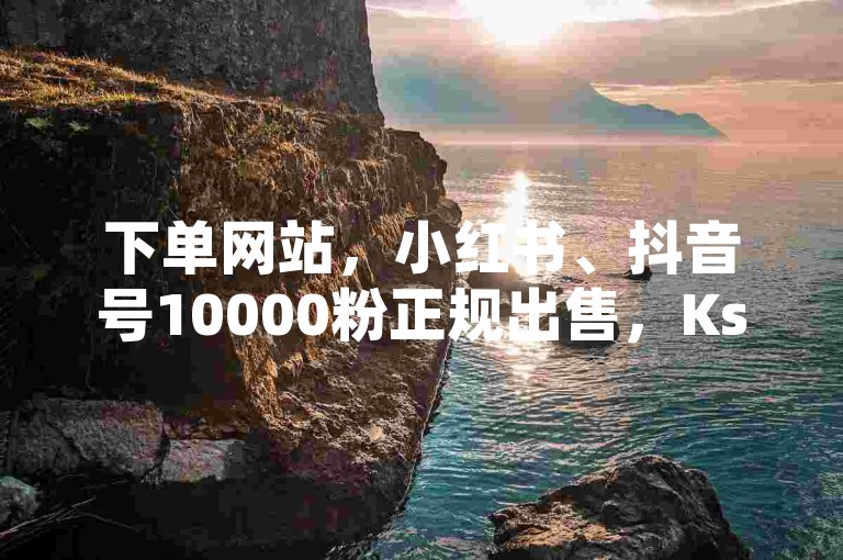 下单网站,小红书、抖音号10000粉正规出售,Ks 低价双击