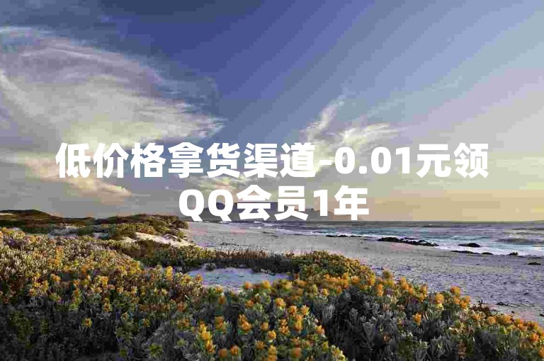 低价格拿货渠道-0.01元领QQ会员1年