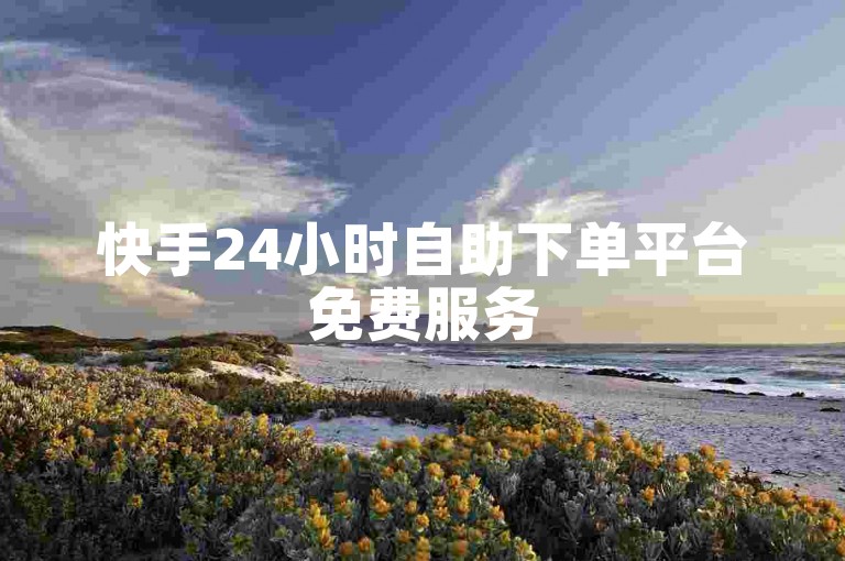 快手24小时自助下单平台免费服务