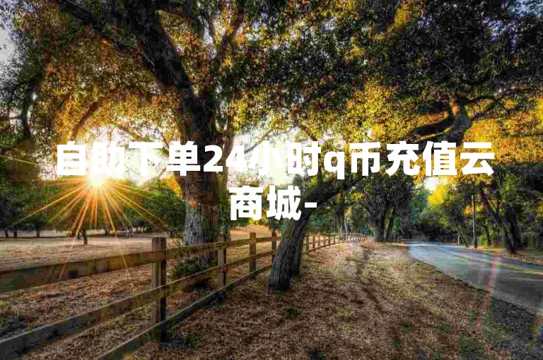 自助下单24小时q币充值云商城-
