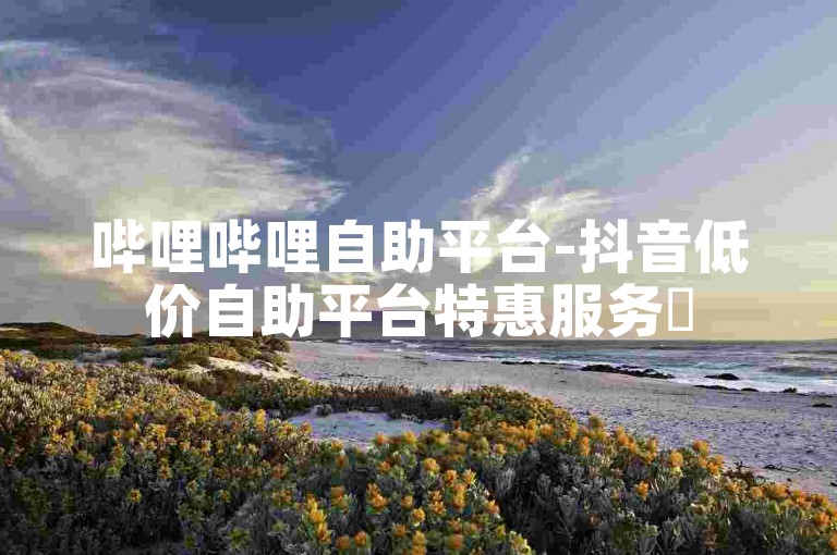 哔哩哔哩自助平台-抖音低价自助平台特惠服务✨