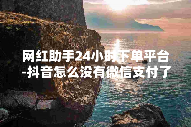 网红助手24小时下单平台-抖音怎么没有微信支付了 自助下单拼多多 qq低价刷空间访客（支付问题）