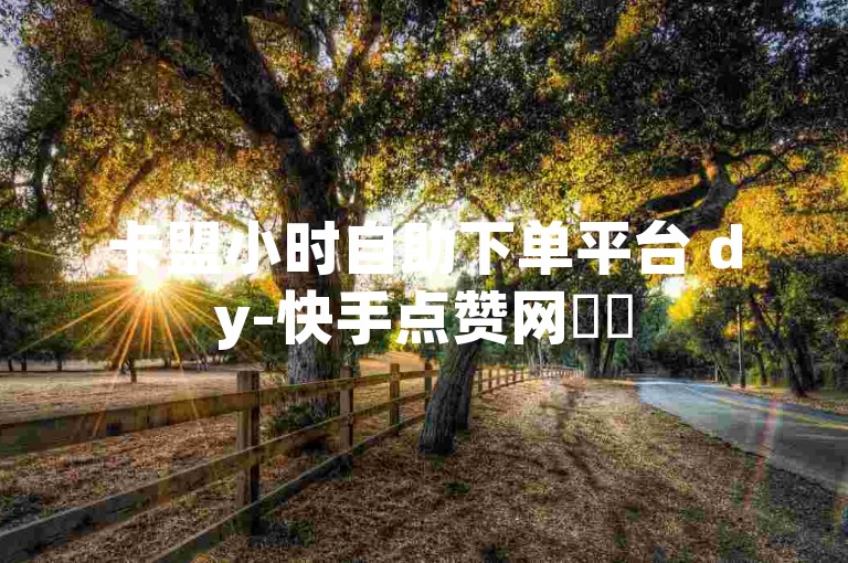 卡盟小时自助下单平台 dy-快手点赞网✨✨