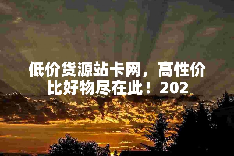 低价货源站卡网，高性价比好物尽在此！2025必学抖音超便宜24小时自助涨网-抖音攒攒平台探索无界