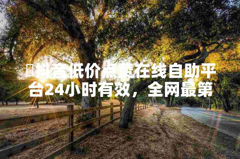 ✨抖音低价点赞在线自助平台24小时有效，全网最第一卡盟，助力短视频创作者！✨