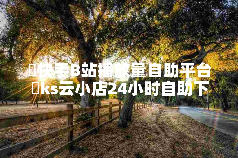 ✨快手B站播放量自助平台✨ks云小店24小时自助下单小白龙马山肥大地房产装修网站