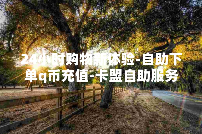 24小时购物新体验-自助下单q币充值-卡盟自助服务✨✨✨