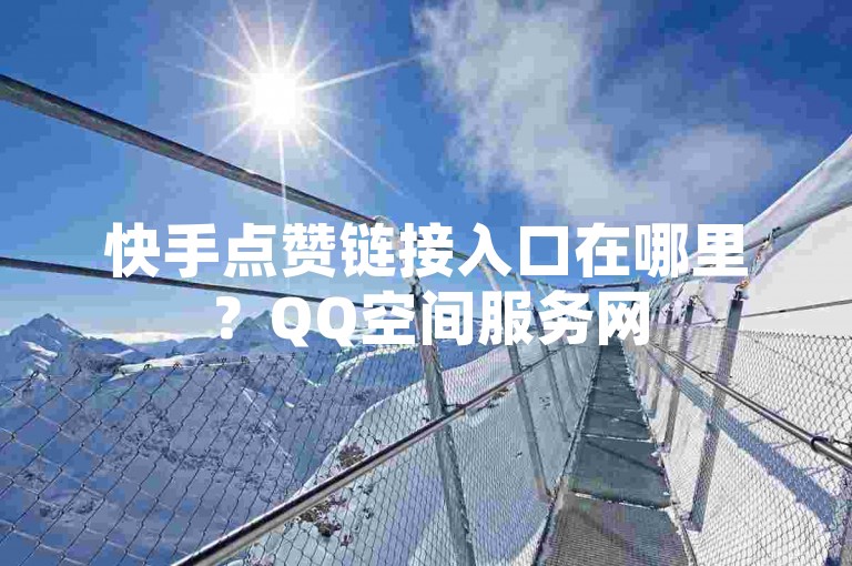 快手点赞链接入口在哪里？QQ空间服务网