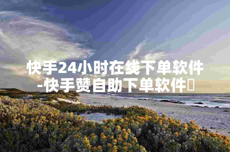 快手24小时在线下单软件-快手赞自助下单软件✨