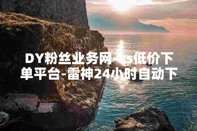 DY粉丝业务网-ks低价下单平台-雷神24小时自动下单系统-百货商城✨