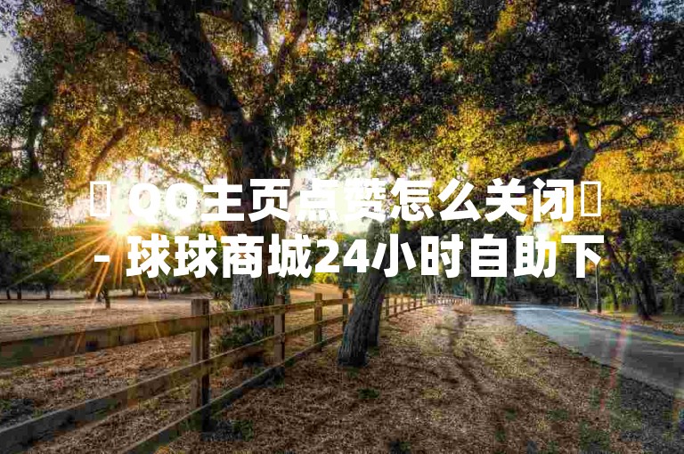 ✨ QQ主页点赞怎么关闭✨ - 球球商城24小时自助下单网站 | 彩虹云商城网站 | QQ赞一毛钱1万