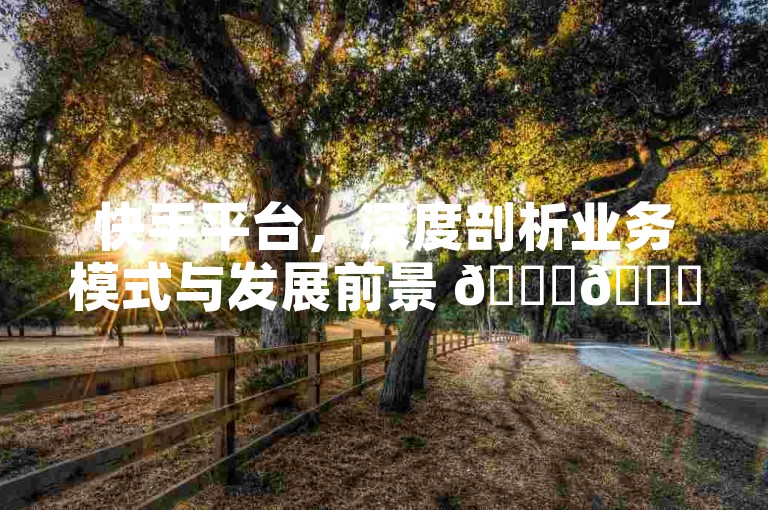 快手平台，深度剖析业务模式与发展前景 🚀🚀🚀 🌟✨