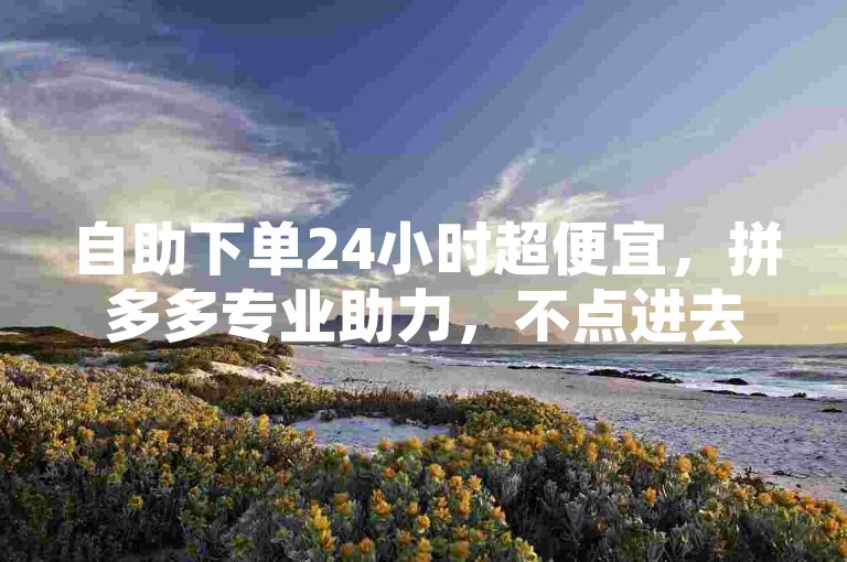 自助下单24小时超便宜，拼多多专业助力，不点进去QQ空间有浏览吗？🎉
