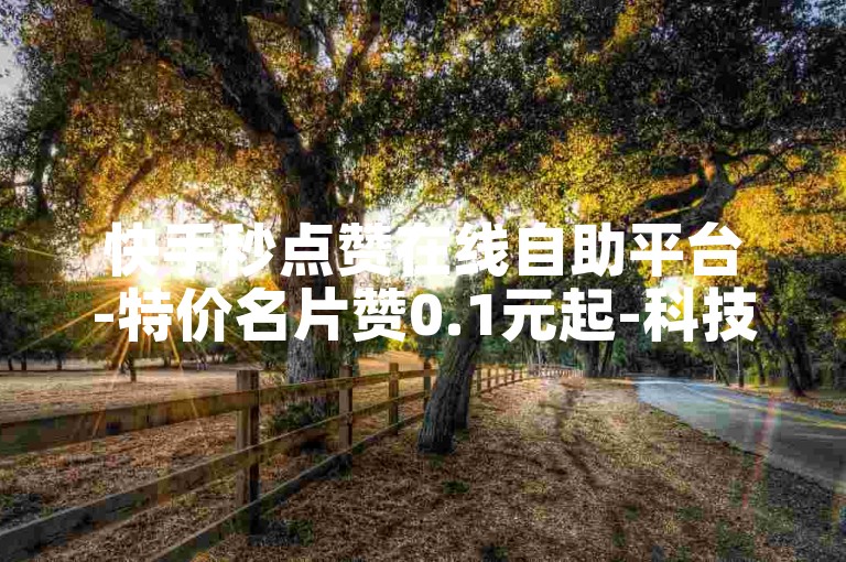 快手秒点赞在线自助平台-特价名片赞0.1元起-科技卡盟24小时自助下单平台-低价丝自助下单✨✨✨